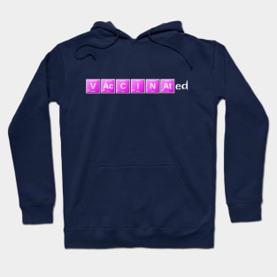 Vaccinated Pink Hoodie